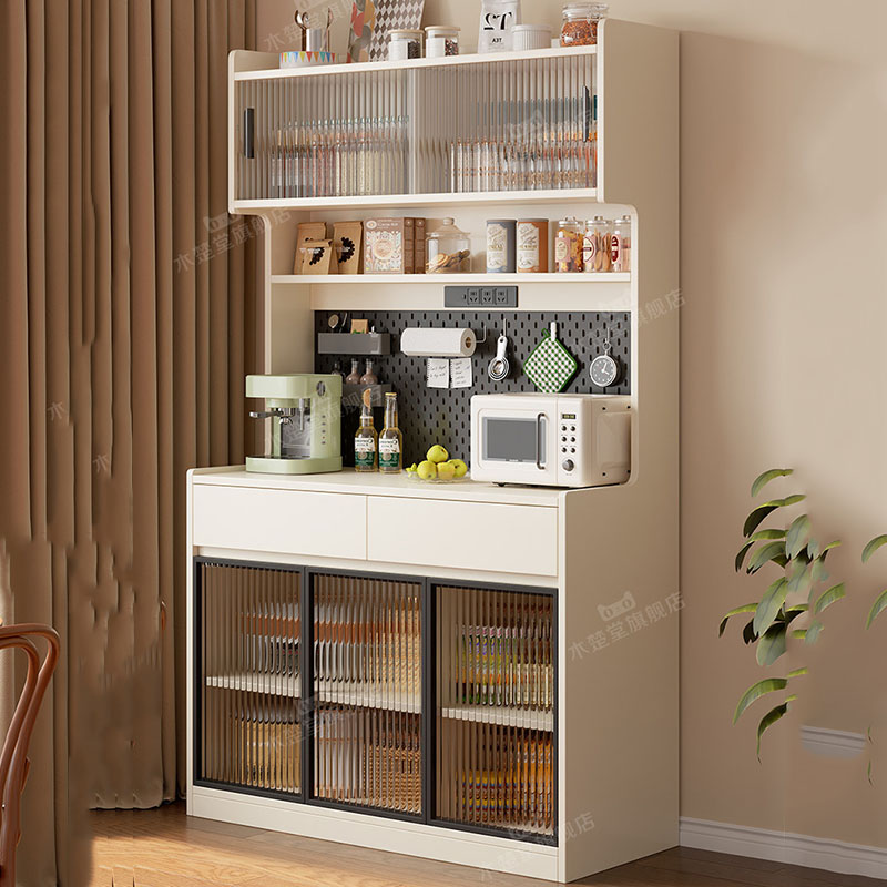 Home Bar Shelves - 収納棚 バーキャビネット リビングルーム レストラン 高級モダン木製ワインキャビネット 業務用ビトリーナ