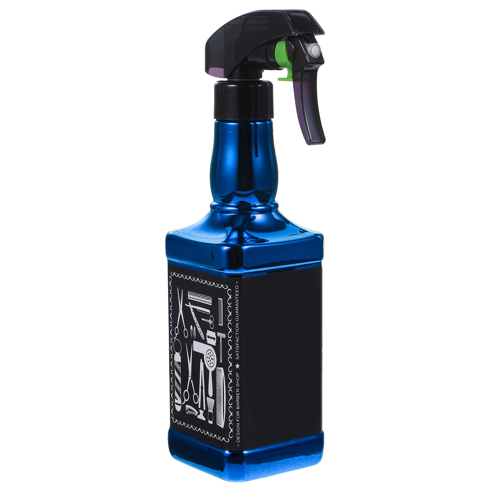 Home Barbershop - レトロな電気メッキ加工の水やりポットスプレーボトル 500ml 散水容器 ゴールドカラー 理髪店 家庭用スプレーヤー