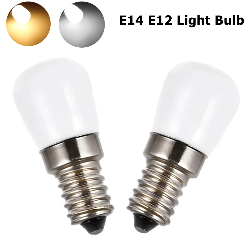 Home Bar And Fridge - ミニLED電球e14 e12、2w、dc12v/24v、クール/ウォームホワイト、家庭用、電子レンジ、ミシン用冷蔵庫ランプ
