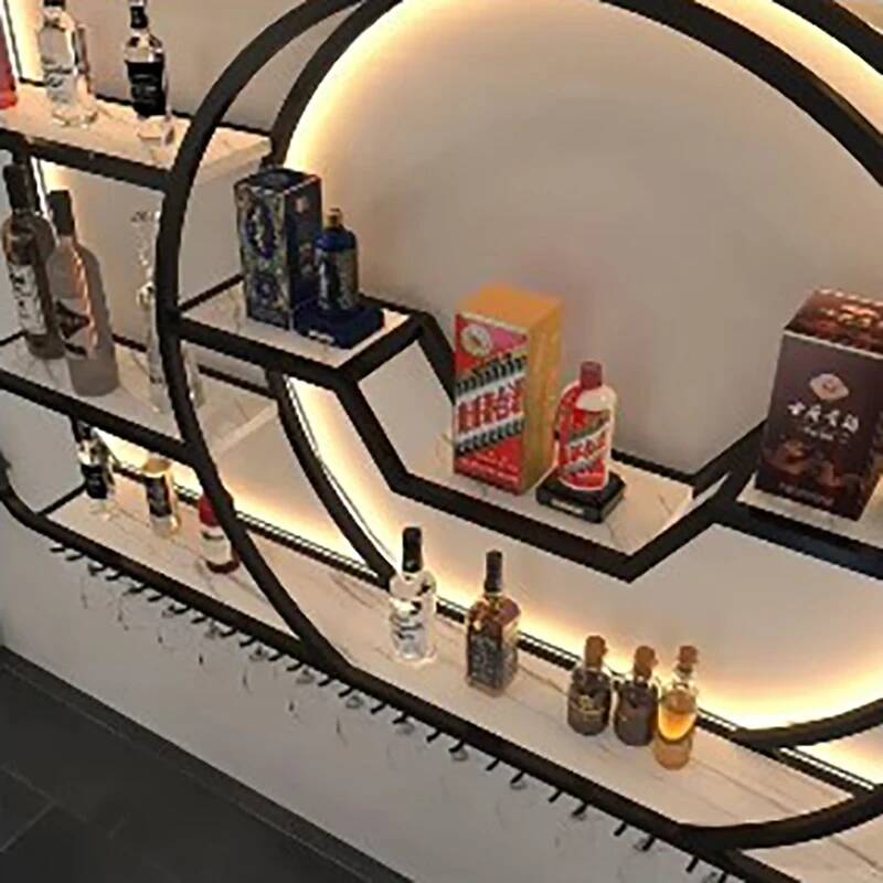 ワインナイトクラブディスプレイキャビネット棚スペースセーバー - Home Bar Shelves のレビューと価格