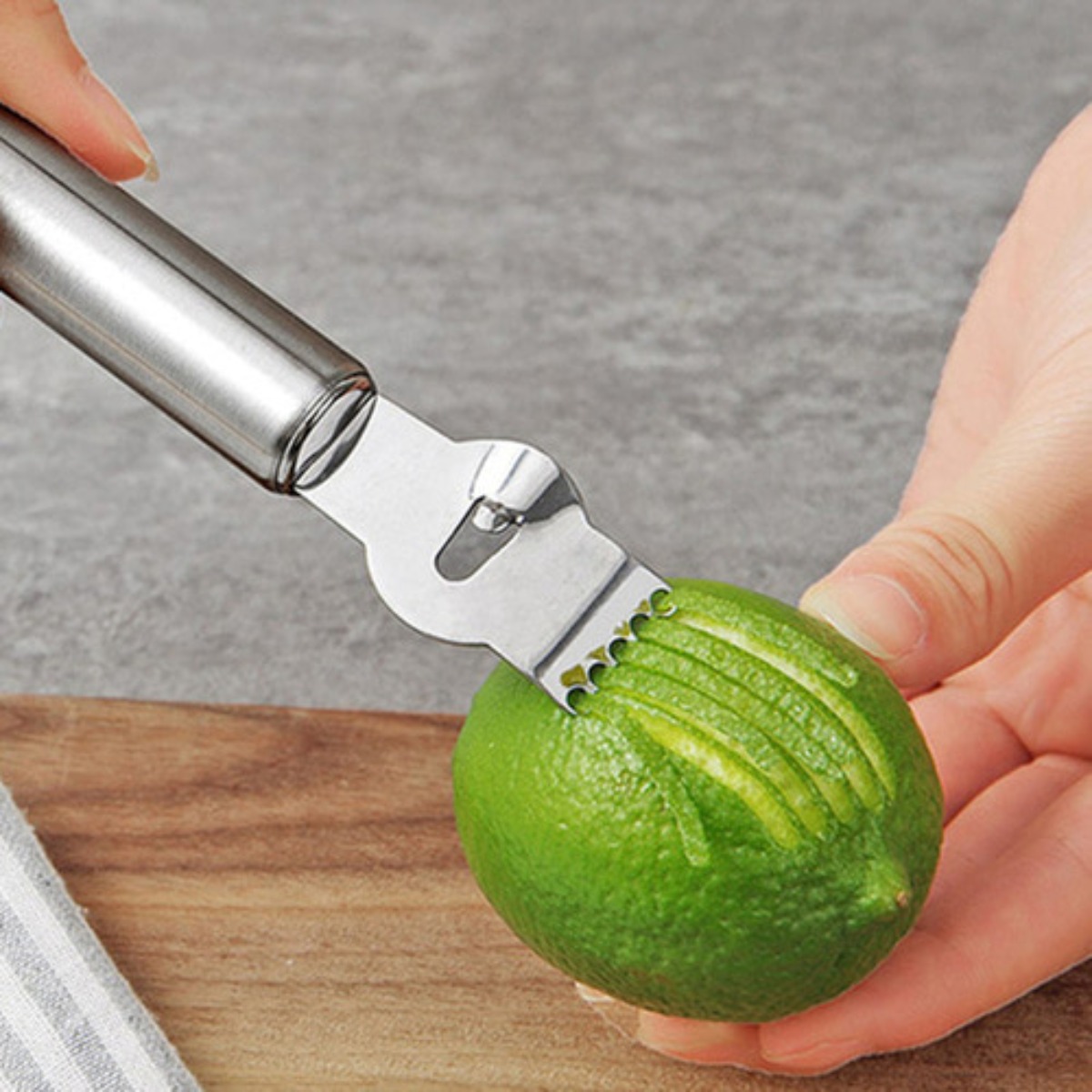シルバーレモンゼスターツール/コアラーツール ステンレス製  - Peeler Channel Knife のレビューと価格