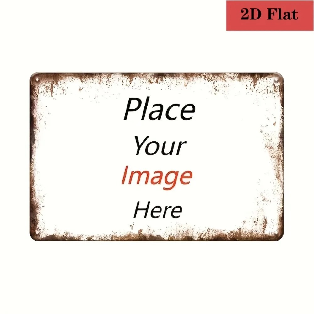 8×12インチ カスタマイズ可能な金属製プラーク パーソナラ - Home Bar And Restaurant のレビューと価格