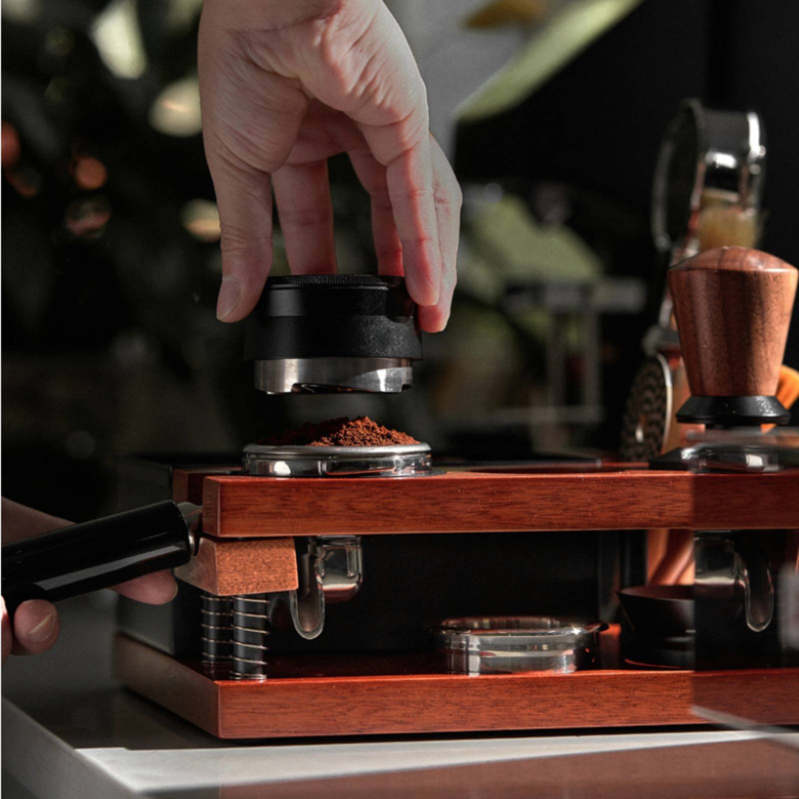 木製タンピングステーション多機能ポルタフィルタードックオーガ - Home Barista のレビューと価格