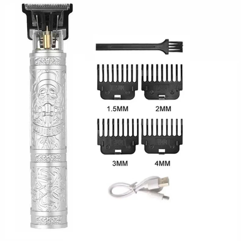 レトロプロフェッショナル電気バリカン USB 充電式コードレ - Home Barbershop のレビューと価格
