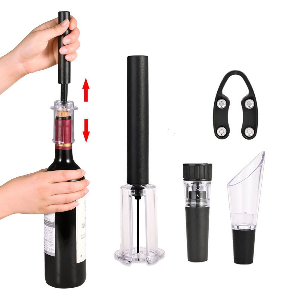 ワインオープナーエアポンプ圧力真空ワインボトルコークスクリュ - Wine Preservation Pump のレビューと価格