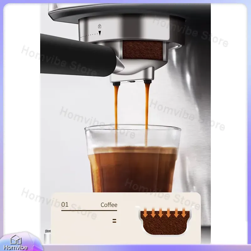 ステンレス製エスプレッソマシン 20バール ポータブル コン - Home Barista のレビューと価格
