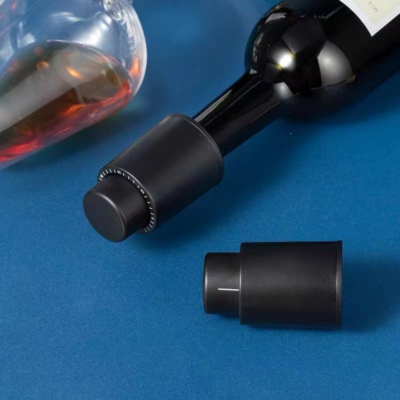 真空ポンプと日付表示付きプレス式ABSワインストッパーで、空 - Wine Preservation Pump のレビューと価格