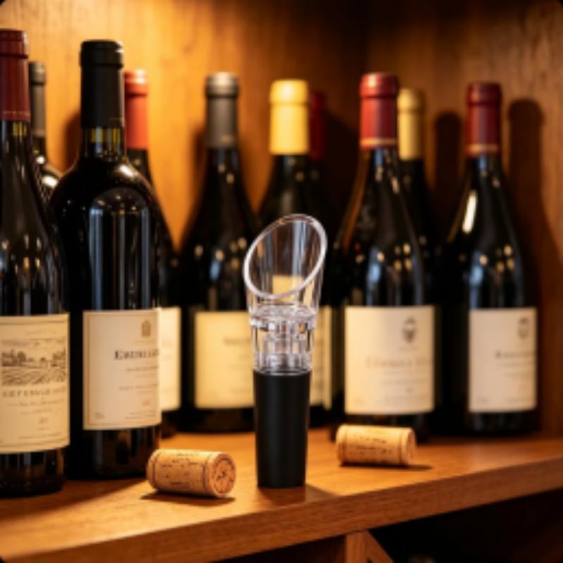 ワインエアレーターポアラー スパウト付き真空ワインストッパー - Wine Preservation Pump のレビューと価格