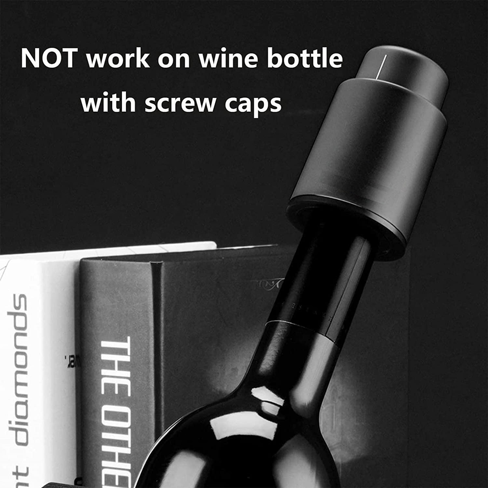 真空ワインボトルストッパー密閉保管真空メモリワインストッパー - Wine Preservation Pump のレビューと価格