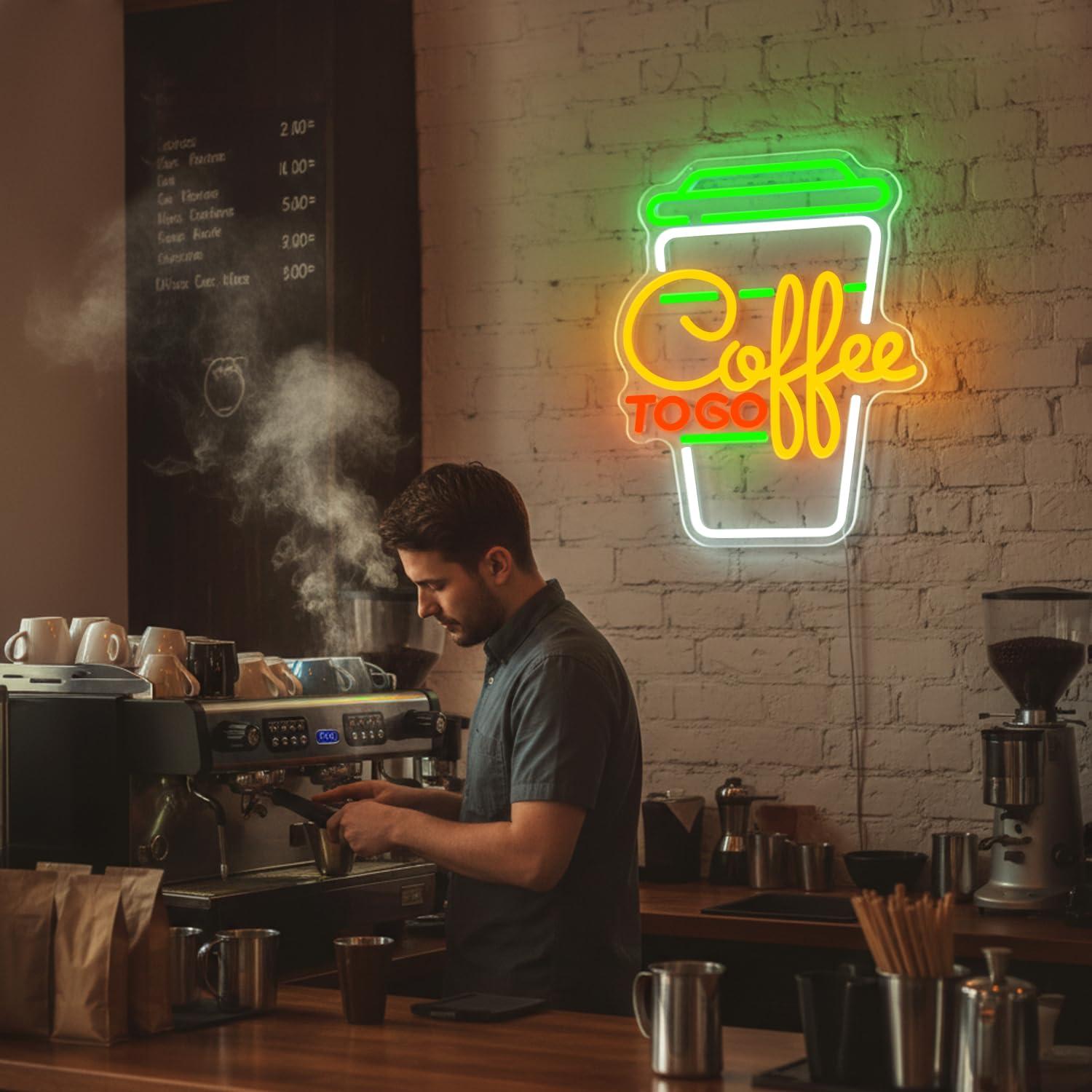 コーヒーネオンサイン USB調光可能なLEDライト コーヒー - Home Bar And Restaurant のレビューと価格