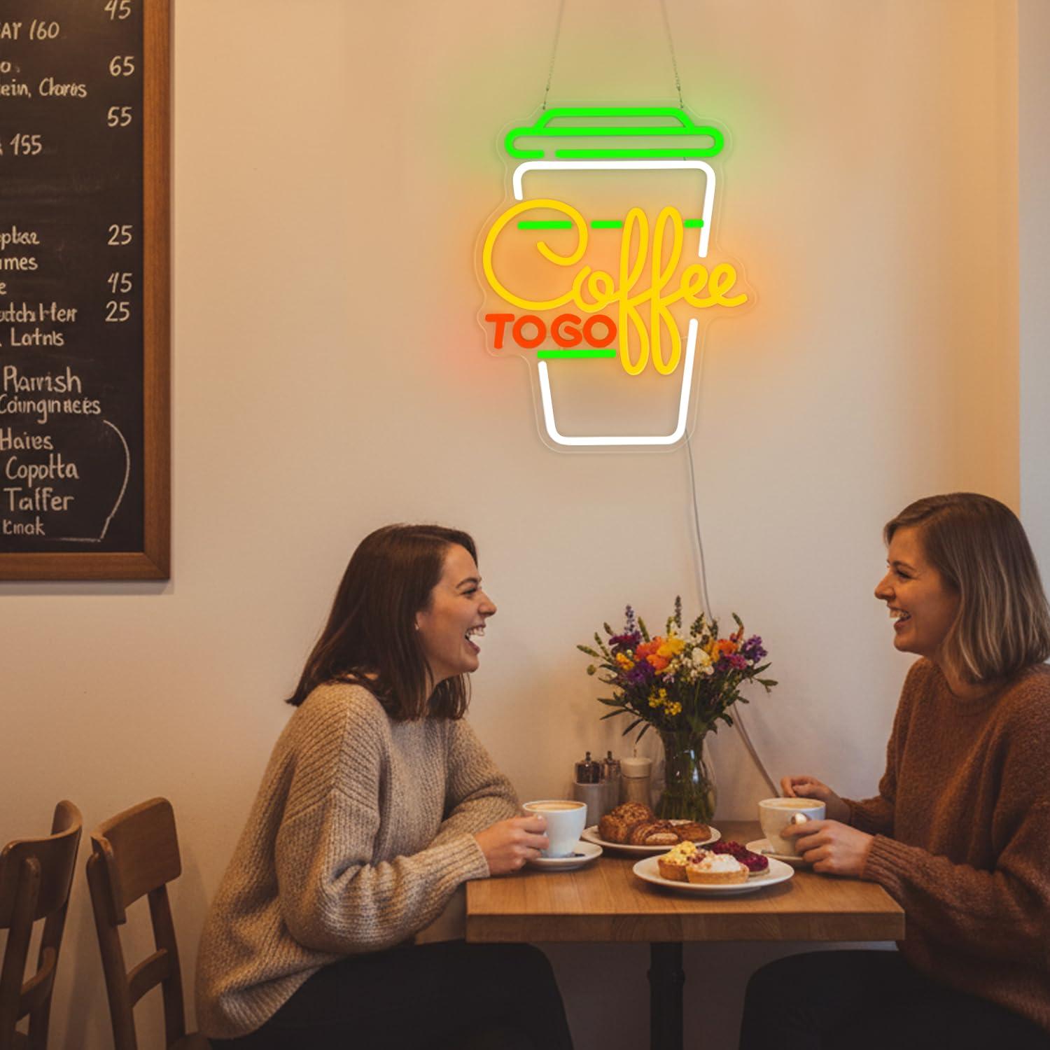 コーヒーネオンサイン USB調光可能なLEDライト コーヒー - Home Bar And Restaurant のレビューと価格