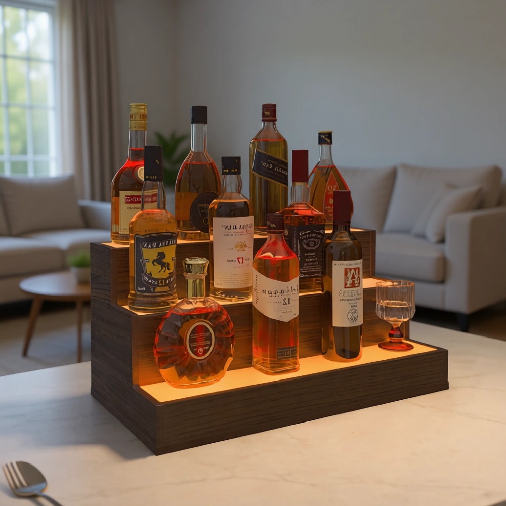 ホームバー用LEDボトルディスプレイ棚 |   ウイスキース - Home Bar Shelves のレビューと価格