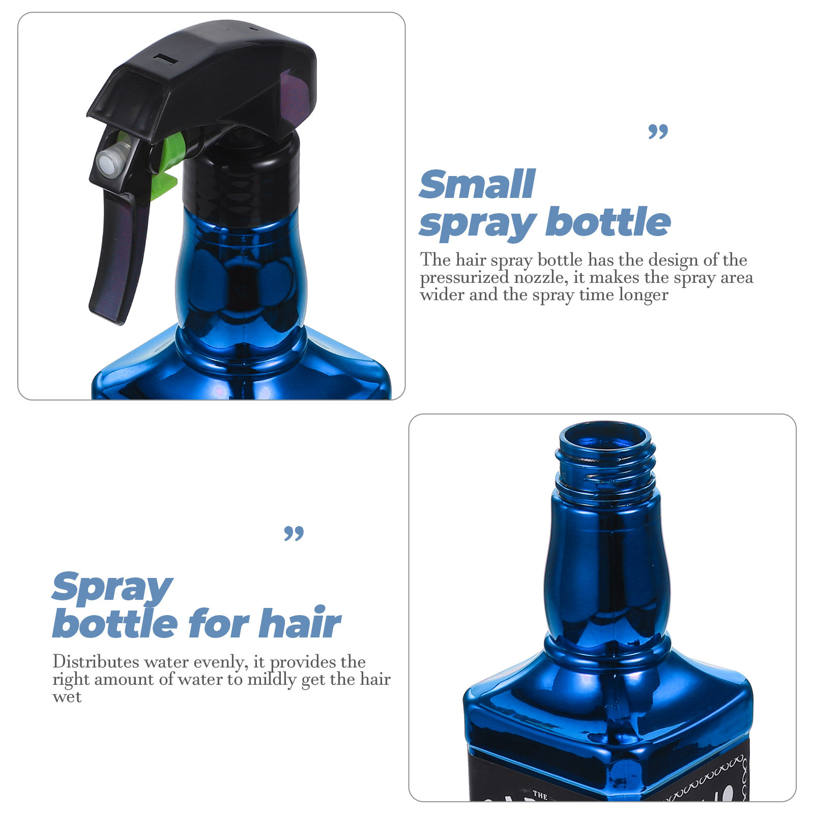 レトロな電気メッキ加工の水やりポットスプレーボトル 500m - Home Barbershop のレビューと価格