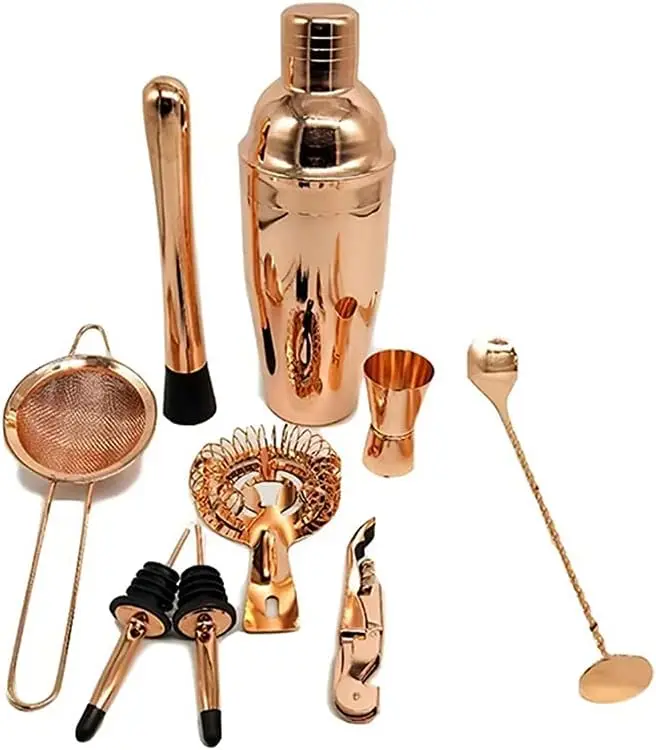 バーテンダーキット 12点セット ボストンカクテルシェーカー - Boston Shaker Set のレビューと価格