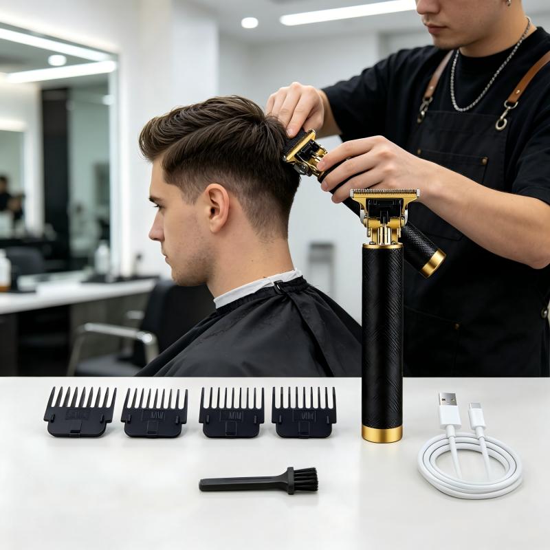 テクスチャードコードレスヘアトリマー USB充電式電動バリカ - Home Barbershop のレビューと価格