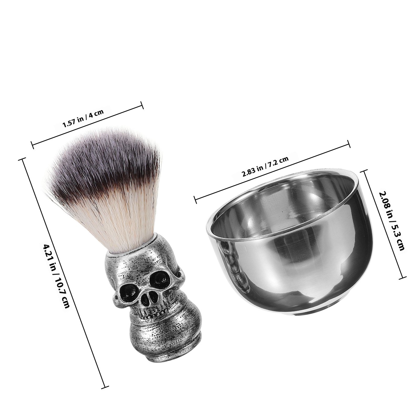 1セットプロフェッショナルシェービングブラシとボウルキットス - Home Barbershop のレビューと価格